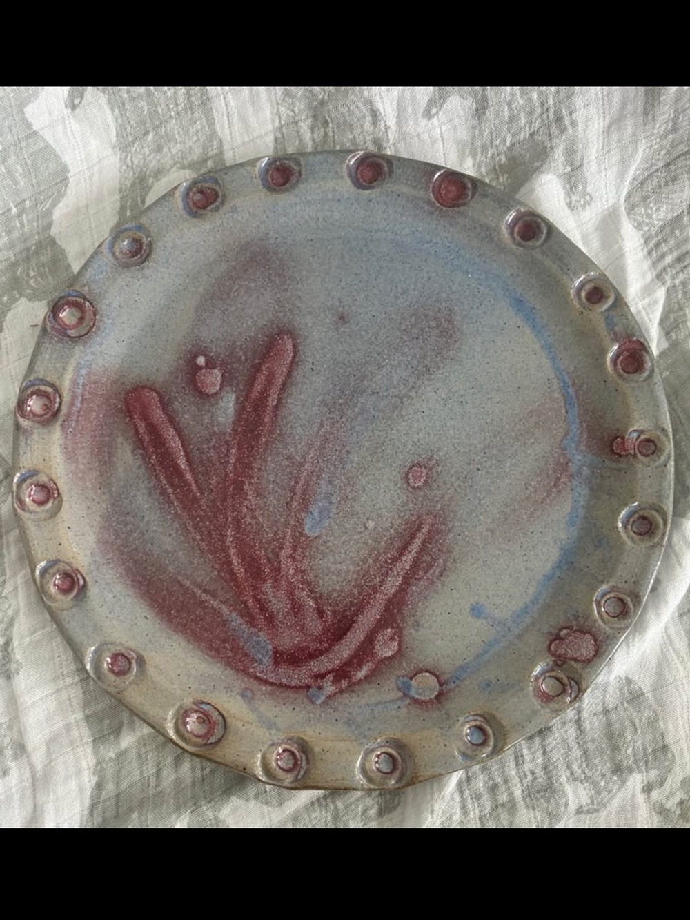 Studio Pottery Serving Plate